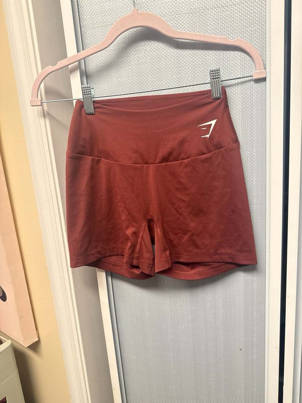 Gymshark Training Shorts in Rust